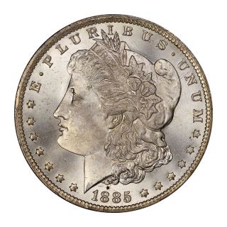 1885 - O $1 Morgan Dollar Pcgs Ms67 photo