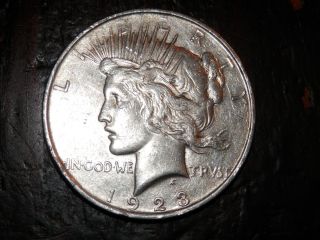 1923 - D Peace Silver Dollar - - 90% Silver photo