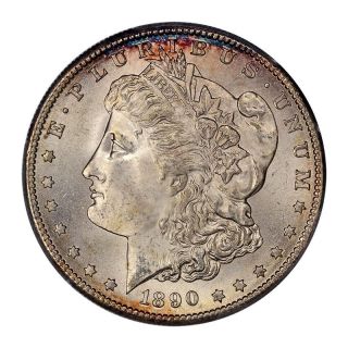 1890 - S $1 Morgan Dollar Pcgs Ms66 photo