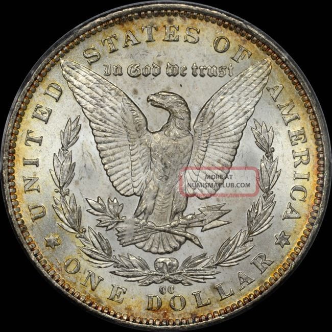 1891 - Cc $1 Morgan Dollar Pcgs Ms64+