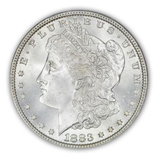 1883 $1 Morgan Dollar Pcgs Ms67 photo