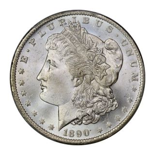 1890 - O $1 Morgan Dollar Pcgs Ms65 photo
