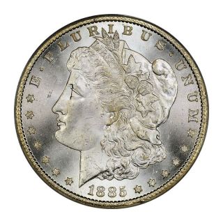 1885 - Cc $1 Morgan Dollar Pcgs Ms66 photo