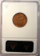 1925 - S Lincoln Wheat Cent 1c - Anacs Ms65 Rb - Rare Gem Uncirculated Coin Small Cents photo 2