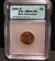 1961 - D Lincoln Cent - Icg Ms64 Rd - Fs - 501,  D/horizontal D - 2701 Coins: US photo 1