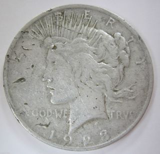 1923 Silver Peace Dollar (1213n) photo