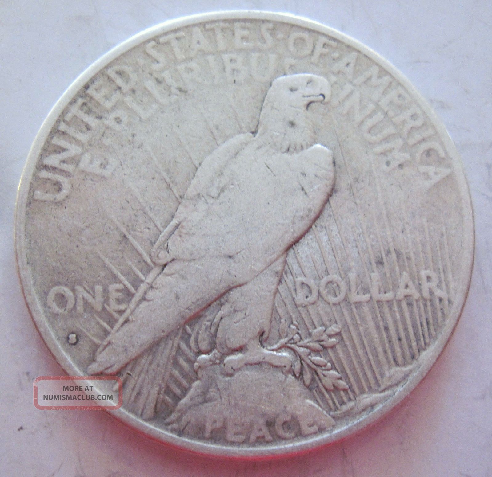 1934 - S Silver Peace Dollar Coin 42j