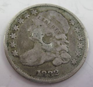 1832 Silver Capped Bust Dime Collector Coin (23r) photo