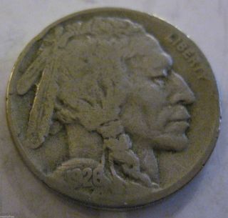 Only 970,  000 1926 S Buffalo Indian Head Nickel (105j) photo