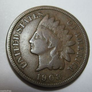 1908 - S Indian Head Cent 5 - 14e photo