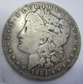 1884 O Silver Morgan Dollar Collector Coin (125m) photo