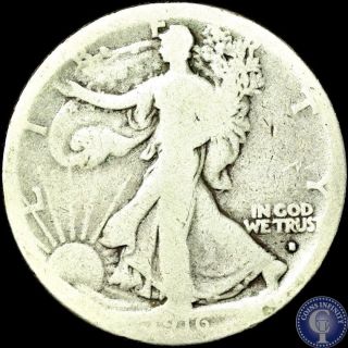 1916 S Key Date Silver Walking Liberty Half Dollar 594 photo