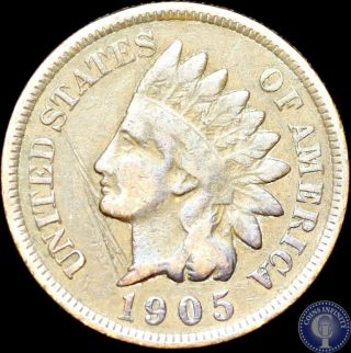 1905 Xf+ Indian Head Cent Penny 481 photo