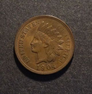 1904 Indian Cent Uncirculated Brown photo
