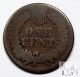1873 About Good Ag Indian Head Cent Penny 1c Us Coin - 1 Small Cents photo 1