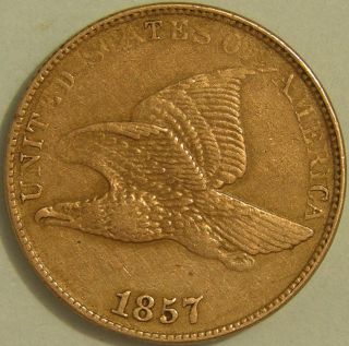 1857 Flying Eagle Cent,  Jd 87 photo