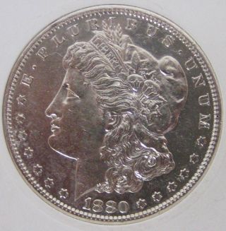 1880 - S - Morgan Silver Dollar - Brilliant Uncirculated - Morgan Dollar photo