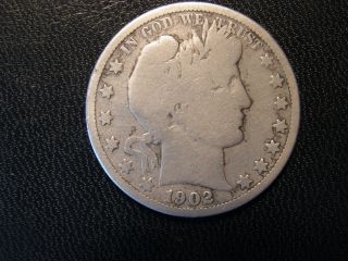 1902 O Silver Barber Half Dollar photo