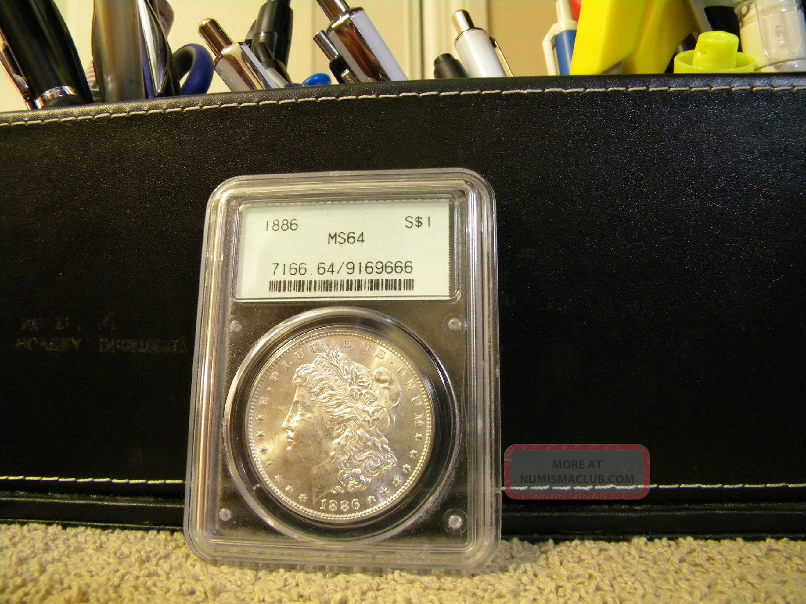1886 Pcgs Ms64 Morgan Silver Dollar