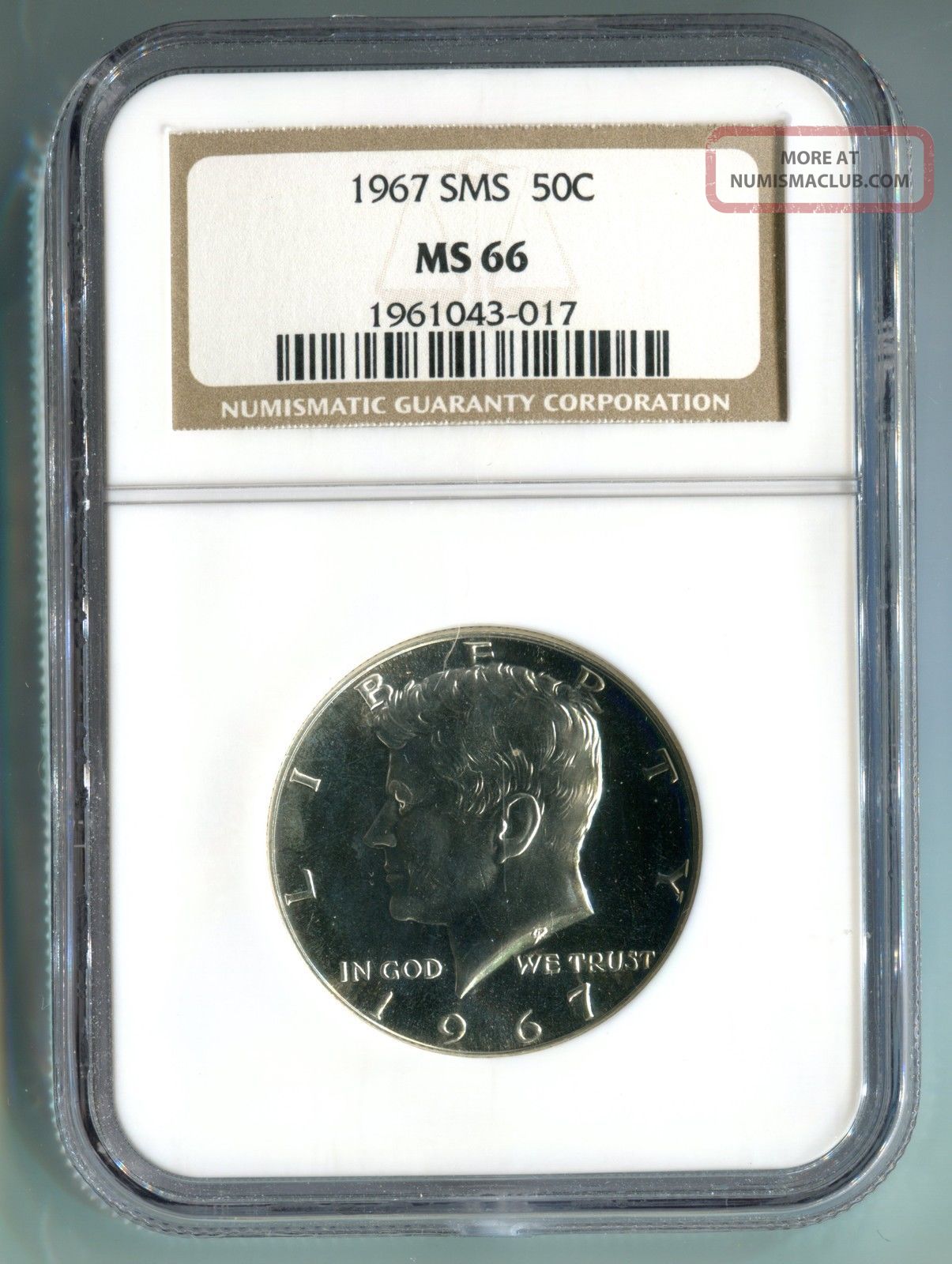 1967 Sms Kennedy Half Dollar Ngc Ms 66 1967-sms-kennedy-half-dollar-ngc-ms-66
