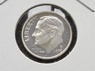 2003 - S Roosevelt Dime 90% Silver Dcam Proof U.  S.  Coin C9638 photo