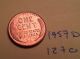 1957 - D 1c Rd Lincoln Cent Tone Great Luster (1270) Wheat Penny Small Cents photo 1