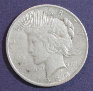 1925 Xf Peace Silver Dollar - - photo