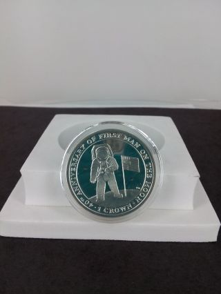 2009 Silver First Man On The Moon Proof Commemorative photo