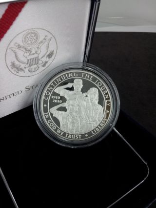 2010 Boy Scouts Of America Centennial Proof Silver Dollar photo