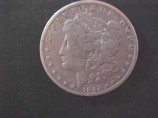1884 O Morgan Silver Dollar photo