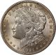 1921 Morgan Dollar Silver Coin Ms Lightly Toned Choice Bu Unc Dollars photo 1