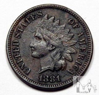 1907 1c Indian Head Cent Penny US Coin XF EF Extremely Fine