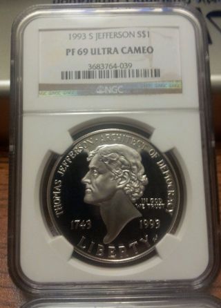 1993s Silver Commemoritive Doller photo