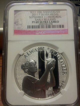 2011p Silver Commemoritive Doller photo