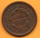 1853 1c Braided Hair Large Cent ' Extremely ' @estate Find@ Lc407 Large Cents photo 1