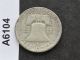 1954 - S Franklin Half Dollar Silver U.  S.  Coin A6104 Half Dollars photo 1