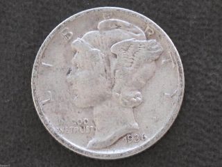1936 - P Mercury Dime 90% Silver U.  S.  Coin D6810 photo