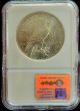 1925 Silver Peace Dollar S$1 Graded Ngc Ms 64 Dollars photo 1