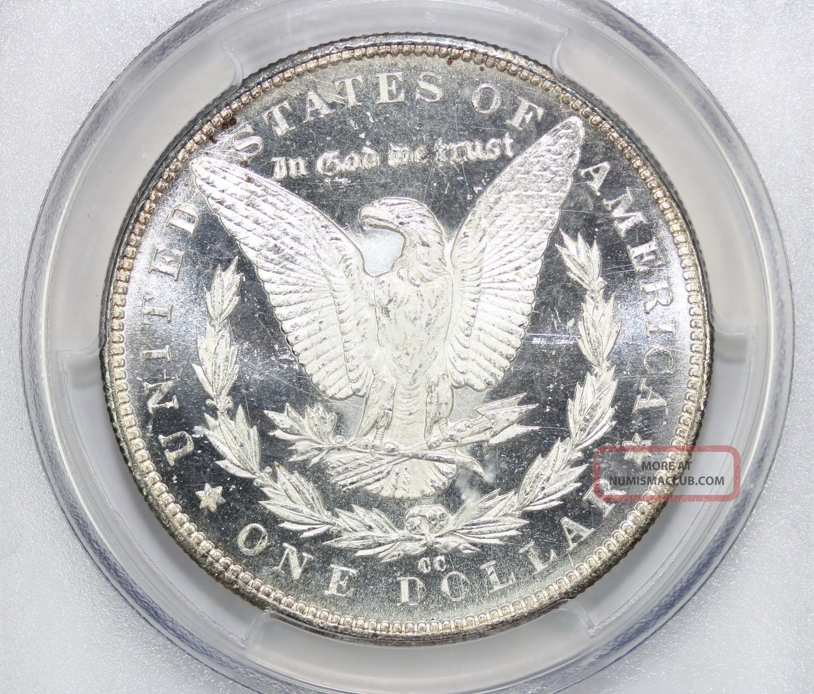 1884 Cc Morgan Silver Dollar Ms 63 Dmpl Pcgs (9177)