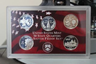 2000 - S 25c State Quarters - Silver,  Dc (proof) photo