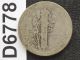 1919 - D Mercury Dime 90% Silver U.  S.  Coin D6778 Dimes photo 1