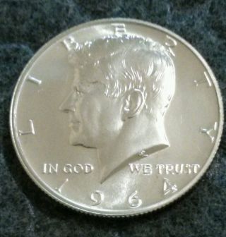 1964 (proof) Kennedy Half Dollar Choice Bu Gorgeous Silver Proof photo