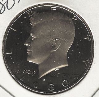 1980 - S,  Kennedy Half Dollar,  Proof photo
