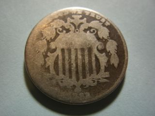 1882 Shield Nickel: Low Grade / Antique Us Coin photo