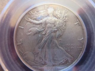 1933 S Walking Liberty Half Key Date Pcgs Xf 45 Priced To Sell photo
