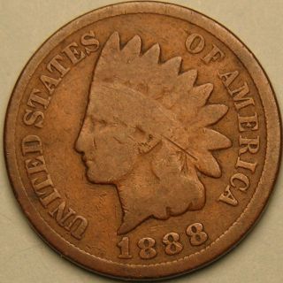 1888 Indian Head Cent,  Ac 969 photo