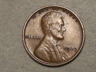 1929 Lincoln Wheat Cent 7089 photo