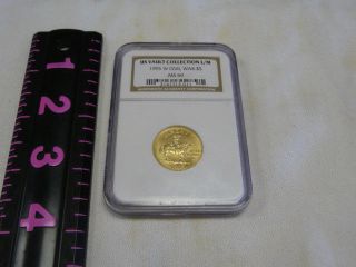 1995 - W $5 Five Dollar Gold Civil War Commemorative Ms69 Ngc - Us Vault Coll.  L/m photo