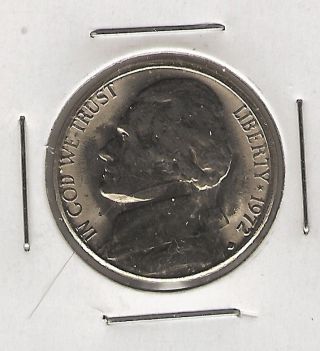 1972 - D 5c Jefferson Nickel photo