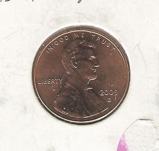 2009 - D 1c Lincoln - Presidency,  Lincoln Cent photo